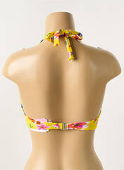 Haut de maillot de bain jaune ANTIGEL pour femme seconde vue