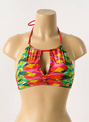 Haut de maillot de bain rouge ANTIGEL pour femme seconde vue