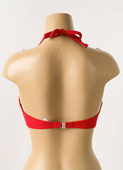 Haut de maillot de bain rouge ANTIGEL pour femme seconde vue