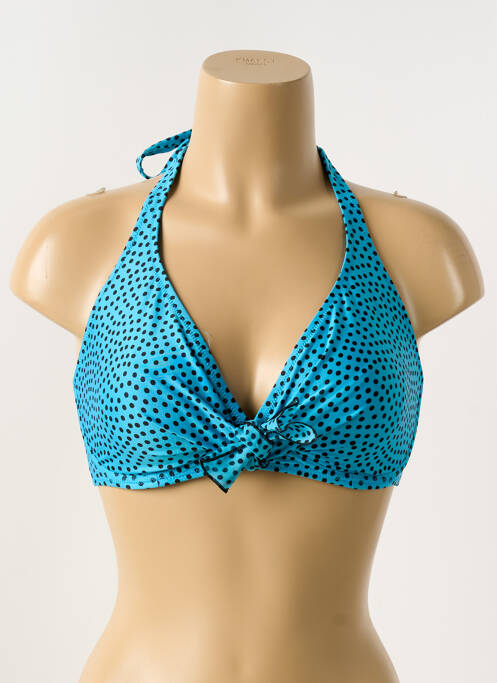 Haut de maillot de bain bleu ANTIGEL pour femme