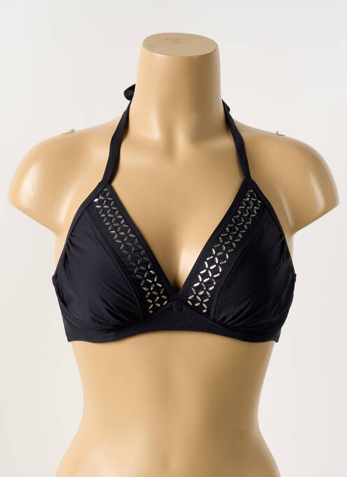 Haut de maillot de bain noir ANTIGEL femme