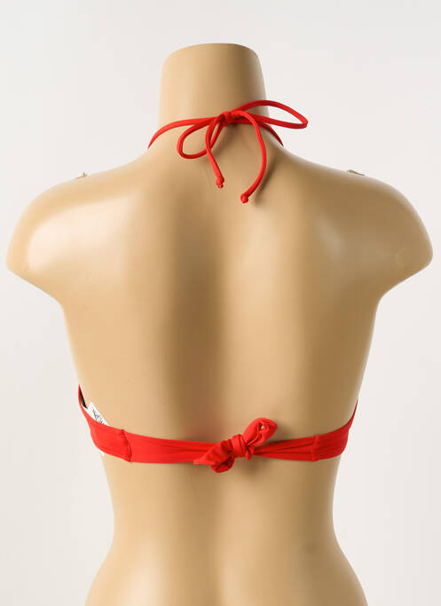 Haut de maillot de bain rouge ANTIGEL pour femme