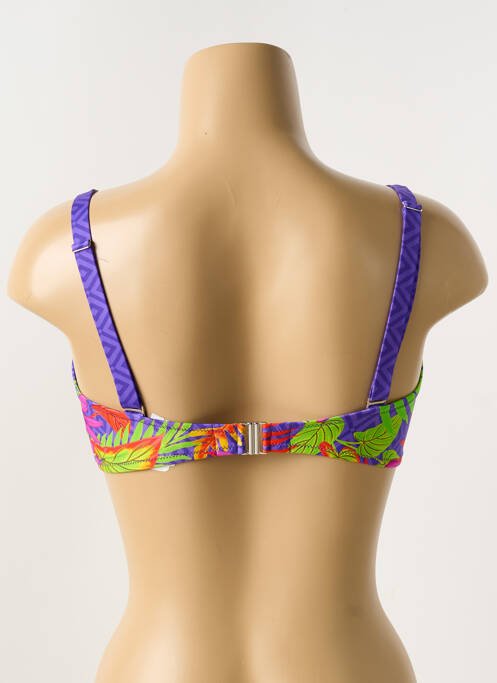 Haut de maillot de bain violet ANTIGEL pour femme