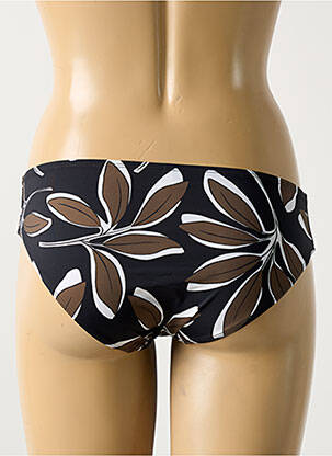 Bas de maillot de bain imprimé fantaisie culotte noir AUBADE femme
