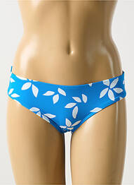 Bas de maillot de bain imprimé fantaisie culotte bleu AUBADE femme