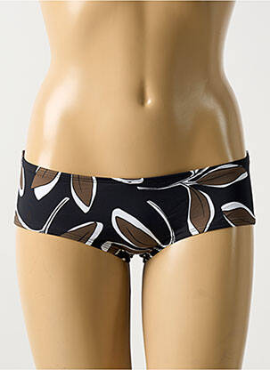 Bas de maillot de bain imprimé fantaisie shorty noir AUBADE femme