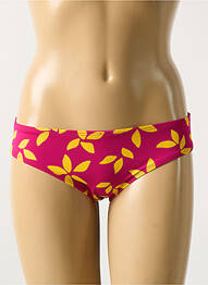 Bas de maillot de bain imprimé fantaisie culotte rose AUBADE femme