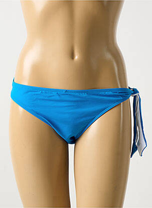 Bas de maillot de bain effet matière satinée culotte bleu AUBADE femme
