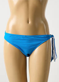Bas de maillot de bain effet matière satinée culotte bleu AUBADE femme
