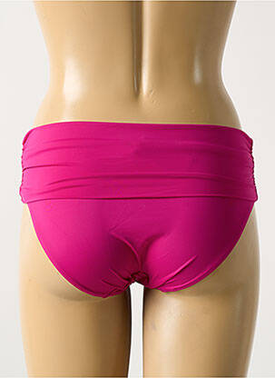 Bas de maillot de bain tissage satiné culotte rose AUBADE femme