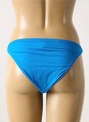 Bas de maillot de bain effet matière satinée culotte bleu AUBADE femme