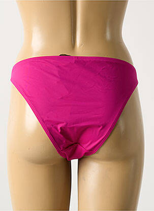 Bas de maillot de bain effet matière satinée culotte rose AUBADE femme
