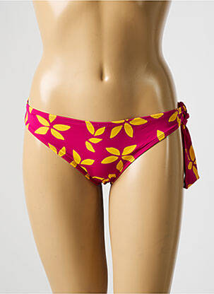 Bas de maillot de bain imprimé fantaisie culotte rose AUBADE femme