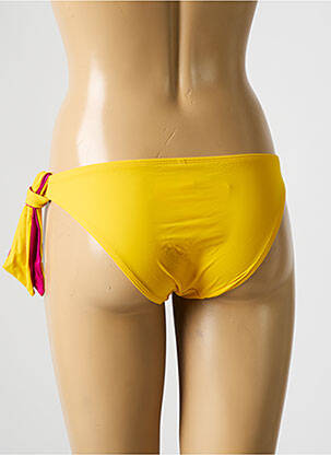 Bas de maillot de bain tissage satiné culotte jaune AUBADE femme