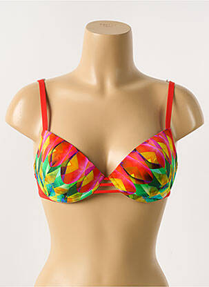Haut de maillot de bain haut soutien-gorge moulé haut soutien-gorge moulé rouge ANTIGEL femme