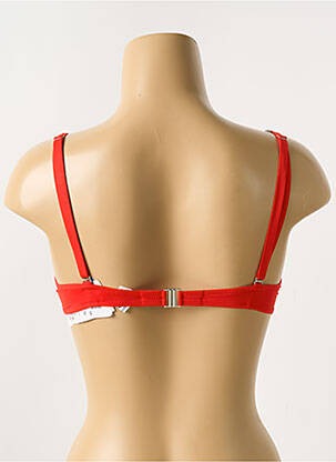 Haut de maillot de bain haut soutien-gorge moulé haut soutien-gorge moulé rouge ANTIGEL femme