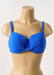 Haut de maillot de bain bleu ANTIGEL pour femme seconde vue