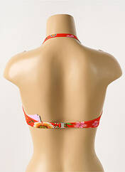 Haut de maillot de bain rouge ANTIGEL pour femme seconde vue