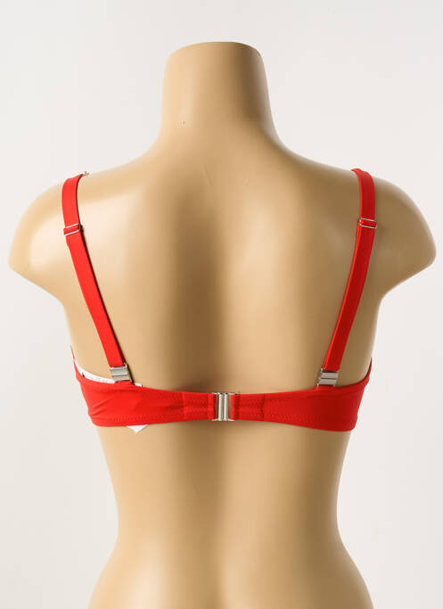 Haut de maillot de bain rouge ANTIGEL pour femme