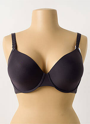 Soutien-gorge broderie haut soutien-gorge moulé noir SIMONE PERELE femme