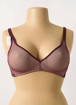 Soutien-gorge sans armature sans armature violet GEMMA DE LOU femme