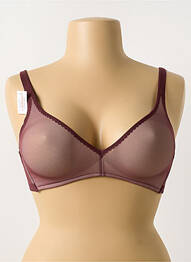 Soutien-gorge sans armature sans armature violet GEMMA DE LOU femme