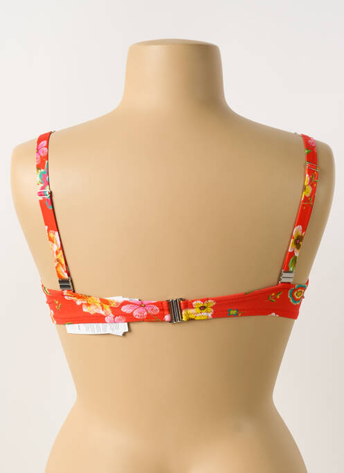 Haut de maillot de bain orange ANTIGEL pour femme