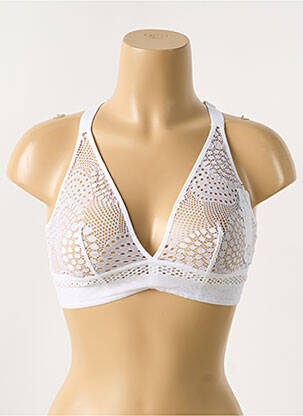 Soutien-gorge sans armature bralettes blanc IMPLICITE femme