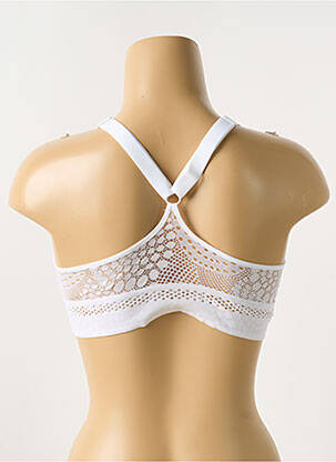 Soutien-gorge sans armature bralettes blanc IMPLICITE femme