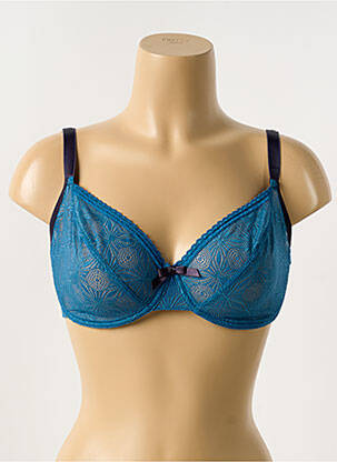 Soutien-gorge broderie haut soutien-gorge emboitant bleu PASSIONATA femme