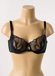 Soutien-gorge broderie haut soutien-gorge emboitant noir IMPLICITE femme