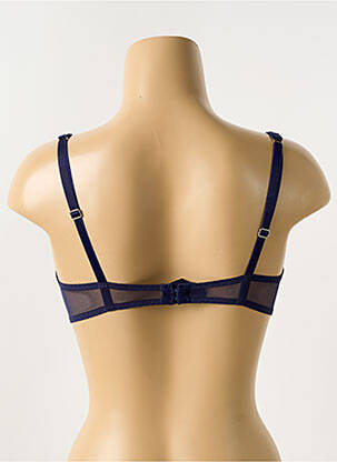 Soutien-gorge légère et transparente haut soutien-gorge moulé bleu IMPLICITE femme
