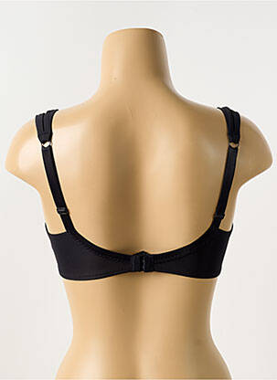 Soutien-gorge effet matière satinée haut soutien-gorge moulé noir IMPLICITE femme