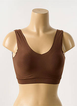 Soutien-gorge sans armature brassieres marron CHANTELLE femme