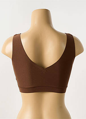 Soutien-gorge sans armature brassieres marron CHANTELLE femme