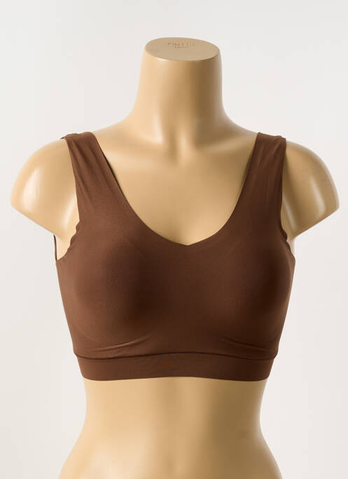 Soutien-gorge sans armature brassieres marron CHANTELLE femme