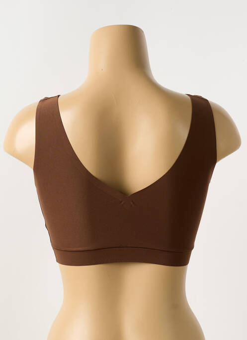 Soutien-gorge sans armature brassieres marron CHANTELLE femme