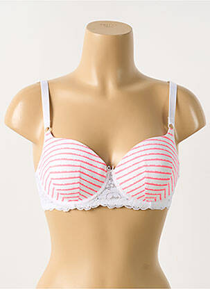 Soutien-gorge broderie haut soutien-gorge moulé rose PASSIONATA femme
