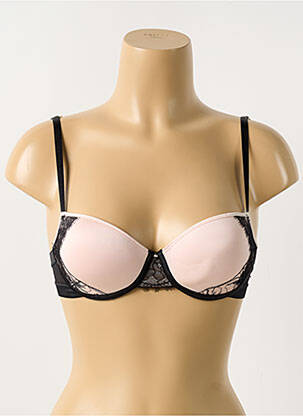 Soutien-gorge effet matière satinée haut soutien-gorge moulé noir PASSIONATA femme