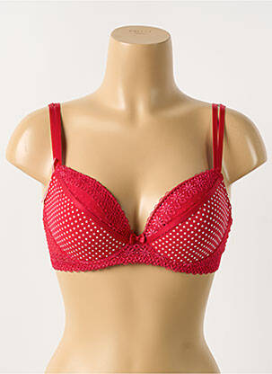 Soutien-gorge broderie haut soutien-gorge moulé rouge PASSIONATA femme