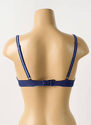 Soutien-gorge effet matière satinée haut soutien-gorge moulé bleu PASSIONATA femme