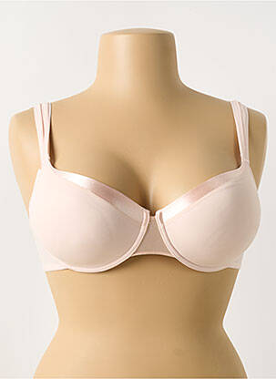 Soutien-gorge effet matière satinée haut soutien-gorge moulé rose SIMONE PERELE femme