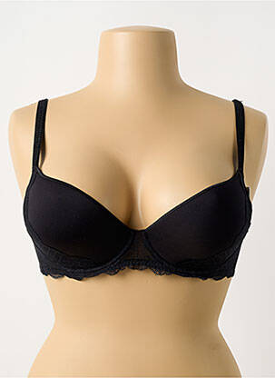 Soutien-gorge broderie haut soutien-gorge moulé noir SIMONE PERELE femme