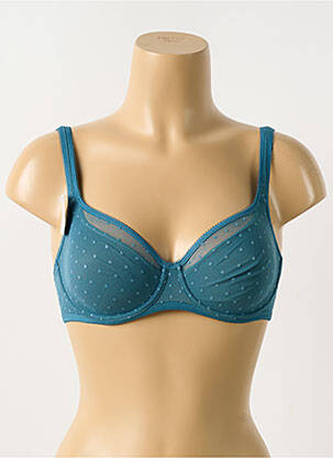 Soutien-gorge légère et transparente haut soutien-gorge emboitant vert GEMMA DE LOU femme