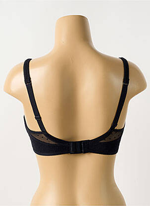 Soutien-gorge légère et transparente haut soutien-gorge emboitant noir GEMMA DE LOU femme