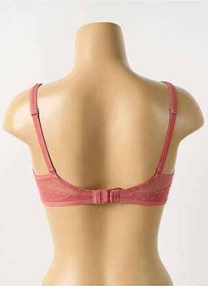 Soutien-gorge légère et transparente haut soutien-gorge emboitant rose GEMMA DE LOU femme