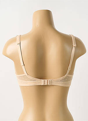 Soutien-gorge légère et transparente haut soutien-gorge emboitant beige GEMMA DE LOU femme