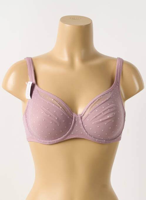 Soutien-gorge violet GEMMA DE LOU pour femme