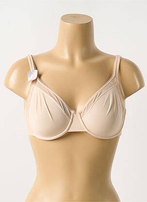 Soutien-gorge tissage tulle haut soutien-gorge emboitant chair GEMMA femme