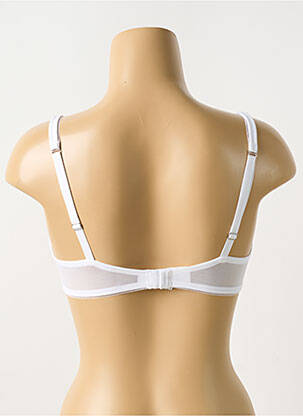 Soutien-gorge tissage tulle haut soutien-gorge emboitant blanc GEMMA femme